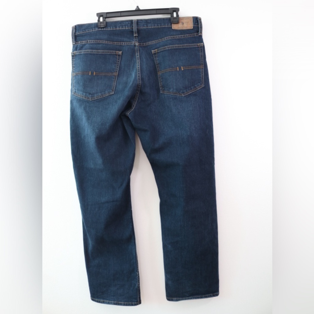 U.S. Polo Assn. Men's Dark Blue Straight Jeans Sz W 36 L30 - Picture 4 of 8